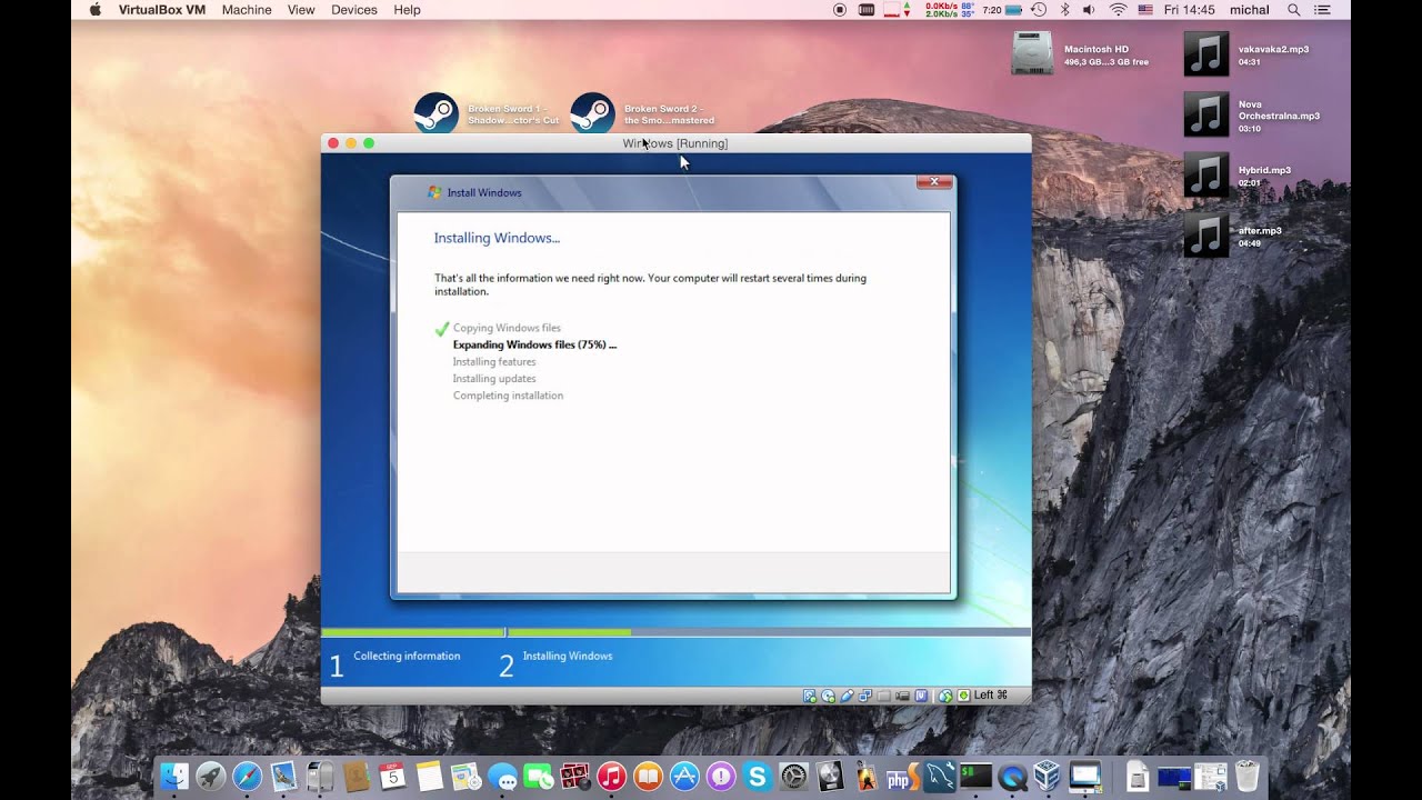 Install macos on virtualbox on mac free